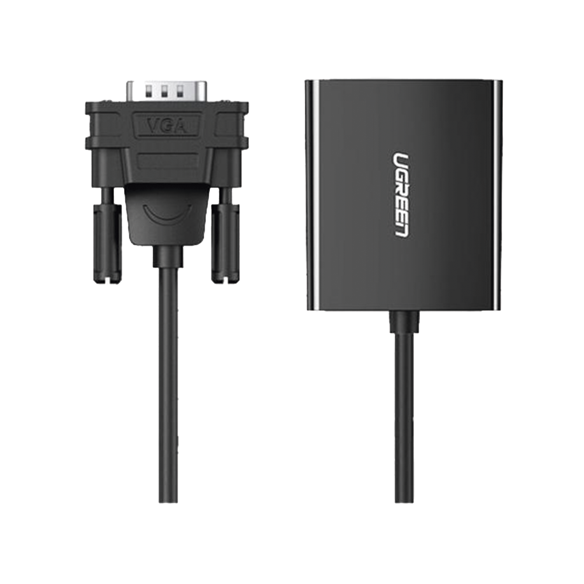 Entrada: VGA Macho / Salida: HDMI Hembra / Resolución de 1080P@60Hz / Puerto Estéreo de 3.5 mm / Plug and Play, Sin Controlador / Longitud del Cable 15 cm. / Incluye Cable de Alimentacion USB / Incluye Cable de Audio de 3.5mm. Entrada: VGA Macho / Salida: HDMI Hembra / Resolución de 1080P@60Hz / Puerto Estéreo de 3.5 mm / Plug and Play, Sin Controlador / Longitud del Cable 15 cm. / Incluye Cable de Alimentacion USB / Incluye Cable de Audio de 3.5mm.